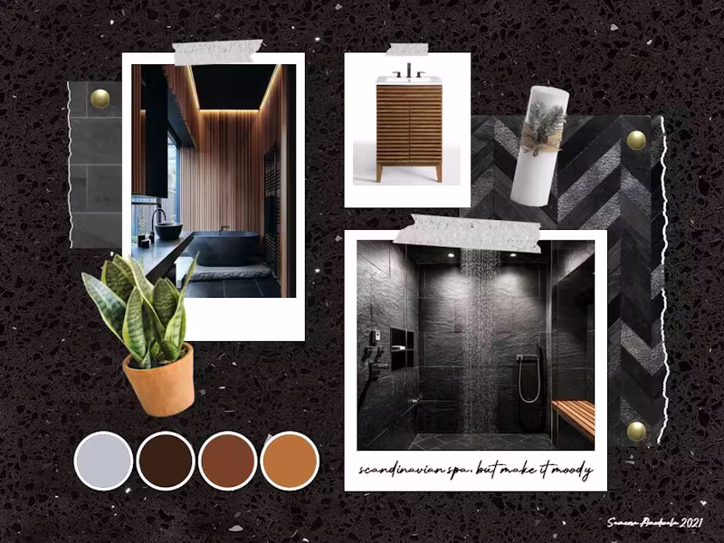 Scandanavian spa, but make it moody